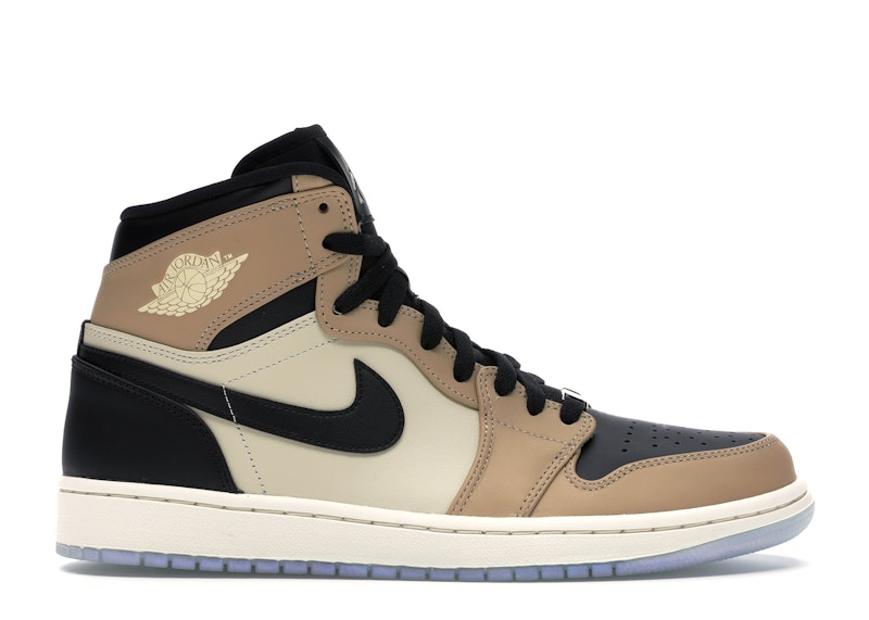 air jordan 1 black and beige