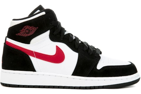 Jordan Retro High Negro Rojo Blanco (para escolares) 705300