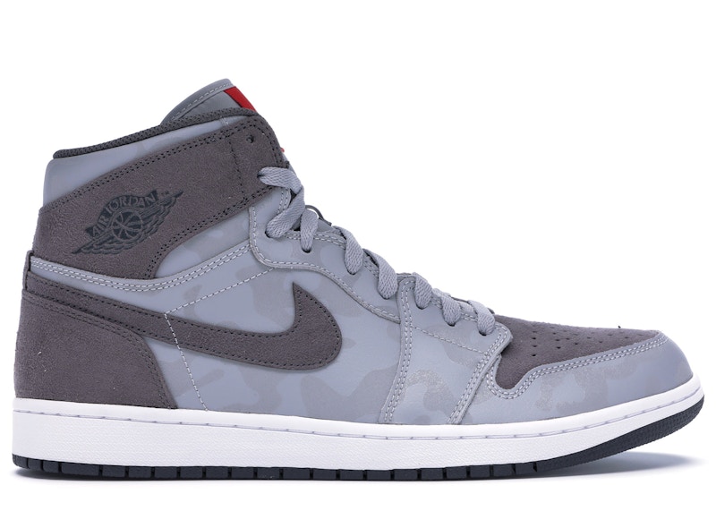 Jordan 1 Retro High Camo 3M Wolf Grey Men's - AA3993-027 - US