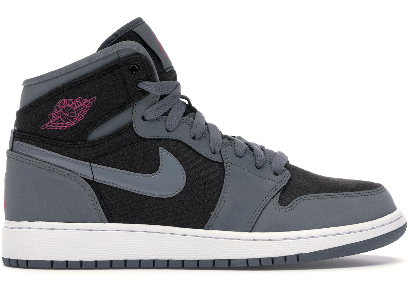 Jordan 1 Retro High Cool Grey Vivid Pink Gs 002 Jordan 1 Retro High Cool Grey Vivid Pink Gs 002