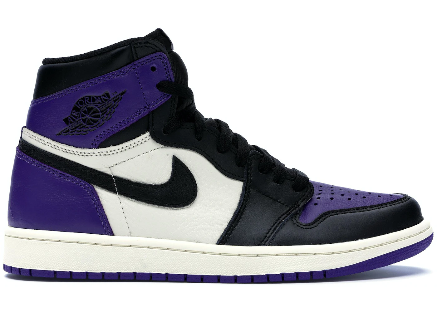 air jordan 1 court purple 1.0 men's shoes