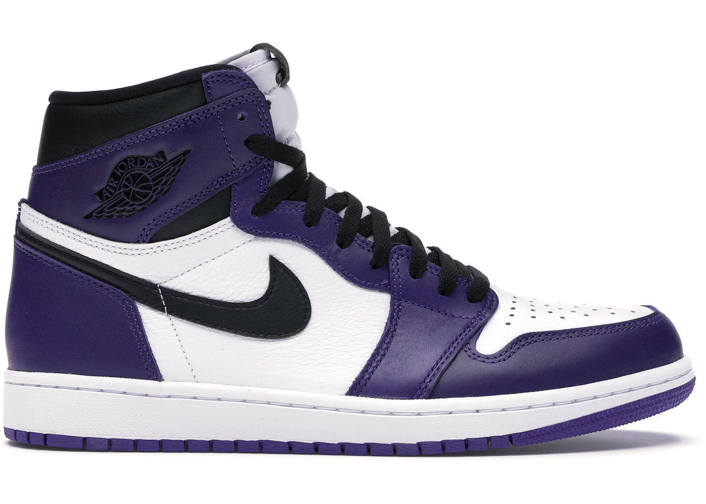 Jordan 1 Retro High Court Purple White 5550 500