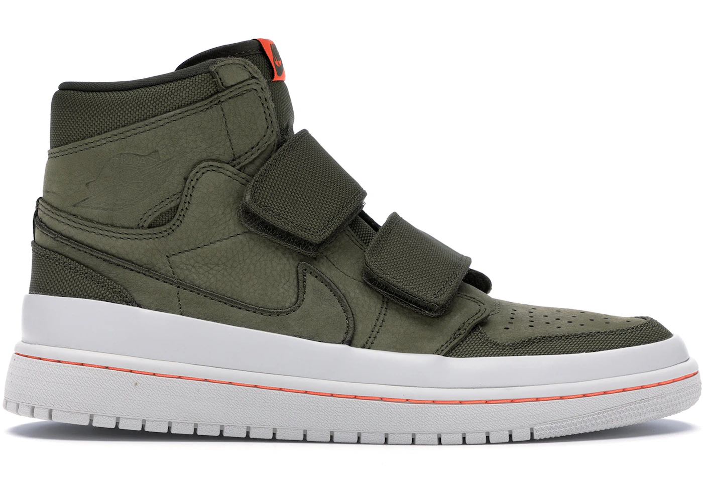 Jordan Retro High Double Strap Toile Olive Homme Style AQ7924