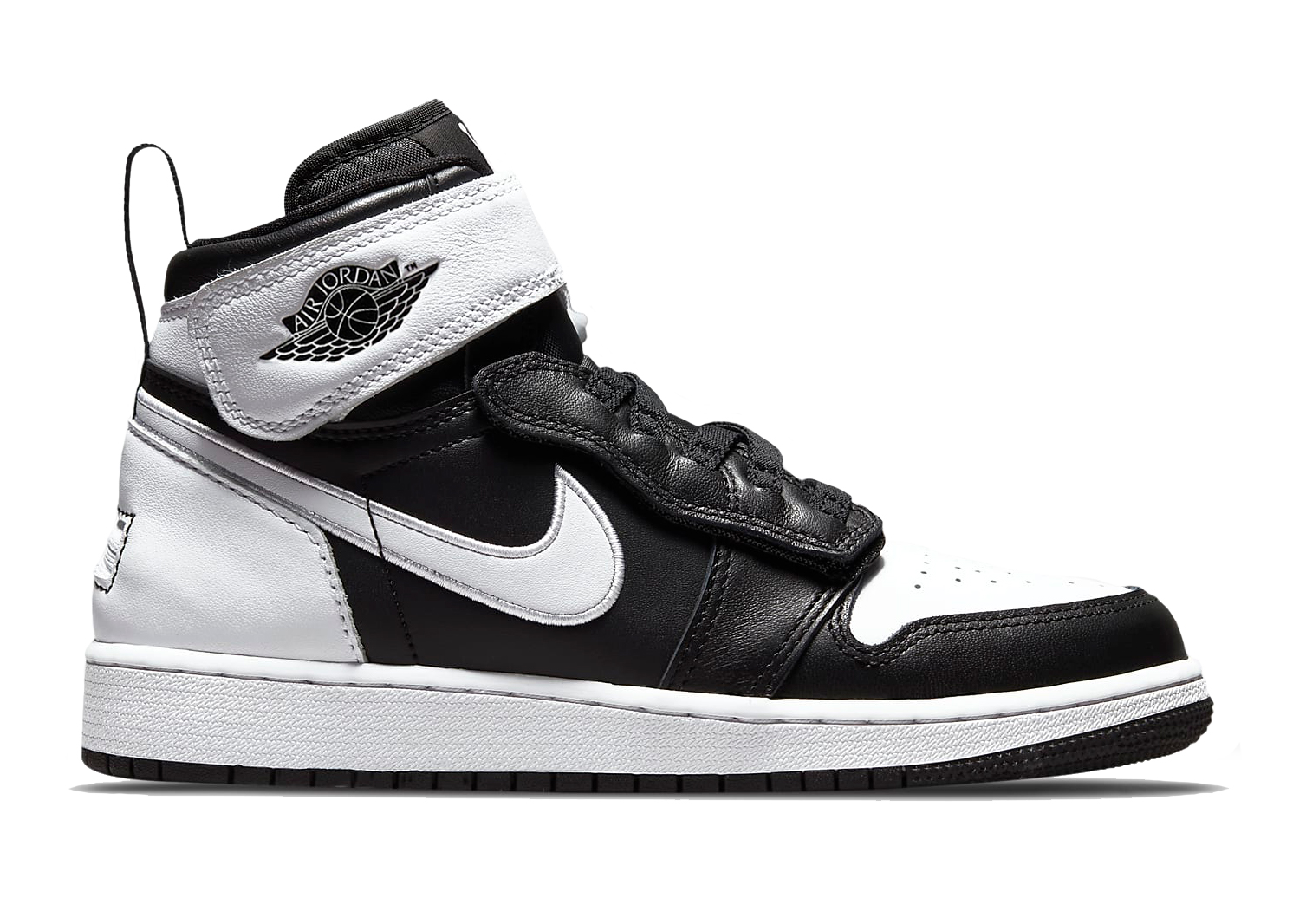 Jordan 1 High FlyEase Black White (GS)