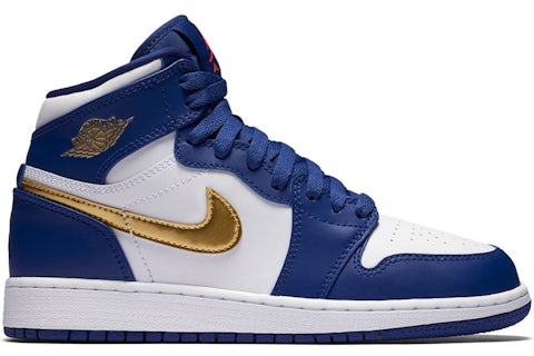 Jordan 1 Retro High Gold Medal GS 705300 406 US