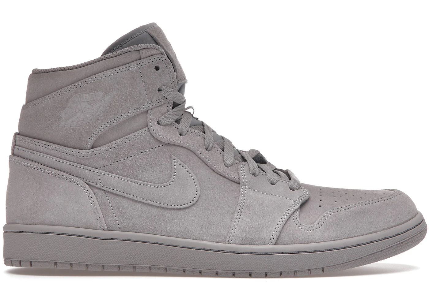 Jordan Retro High Grey Suede Men's 332550-031 US1