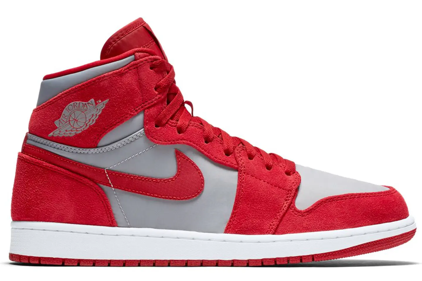 Jordan 1 Retro High Gym Red Wolf Grey Men's - AA3993-601 - US