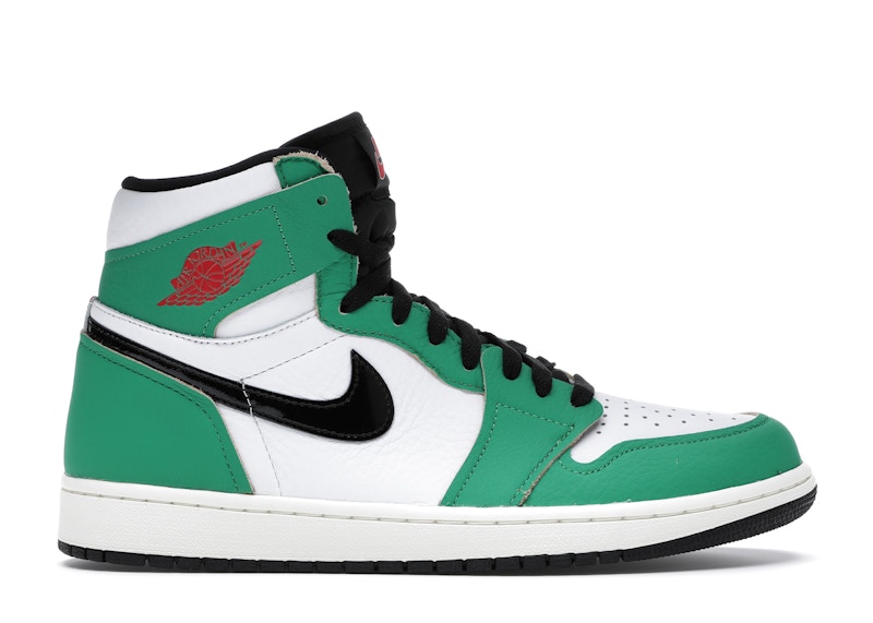 air jordan 1 green and white