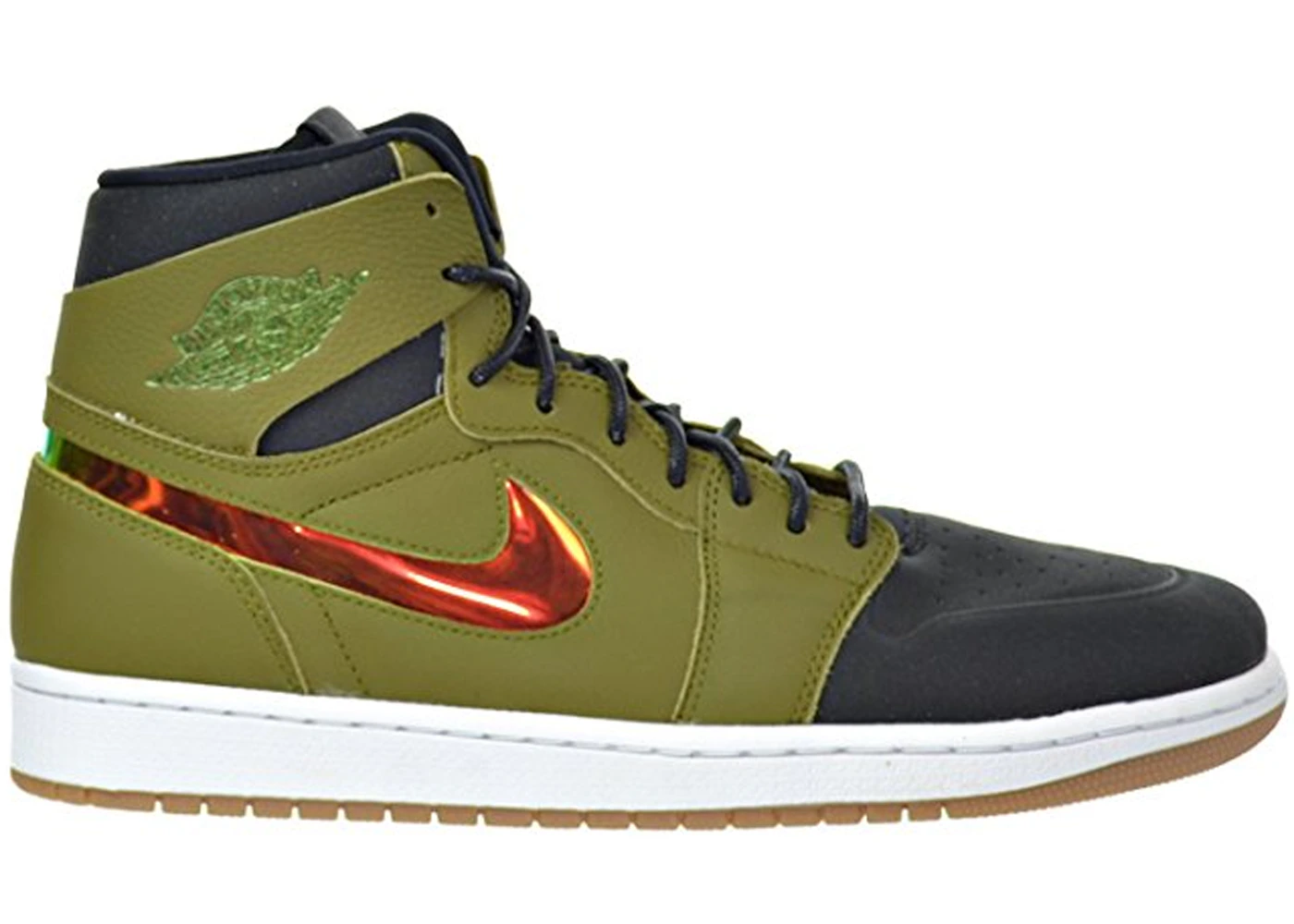 Jordan 1 Retro High Nouveau Militia Green Men s 819176 306 US
