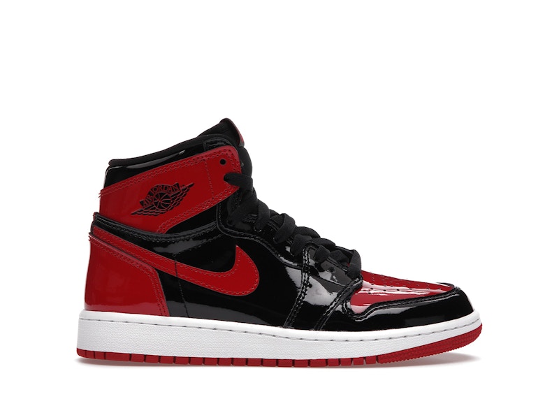 Jordan 1 Retro High OG Patent Bred Men's - 555088-063 - US