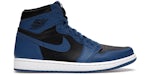 Jordan 1 haute rétro originale coloris bleu marine foncé