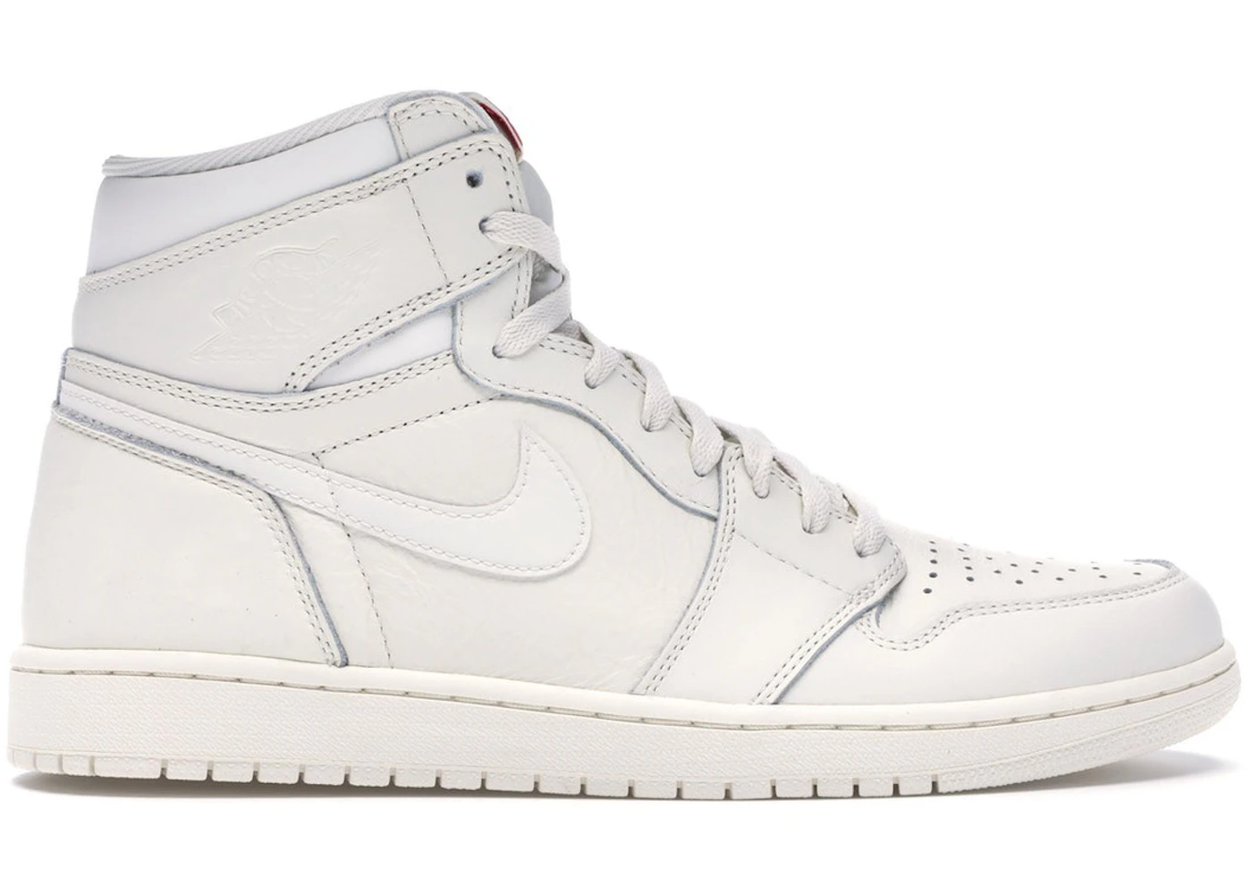All white jordan top 1