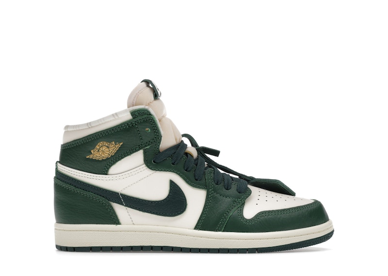 Pre-owned Jordan 1 Retro High Og Sneakers In Pale Ivory/pro Green/fir