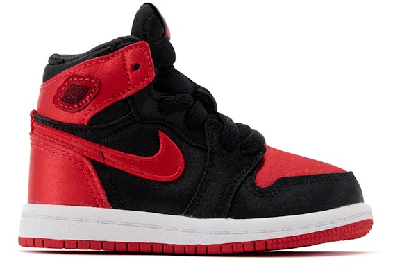 Jordan 1 Retro High OG Satin Bred (para niños)