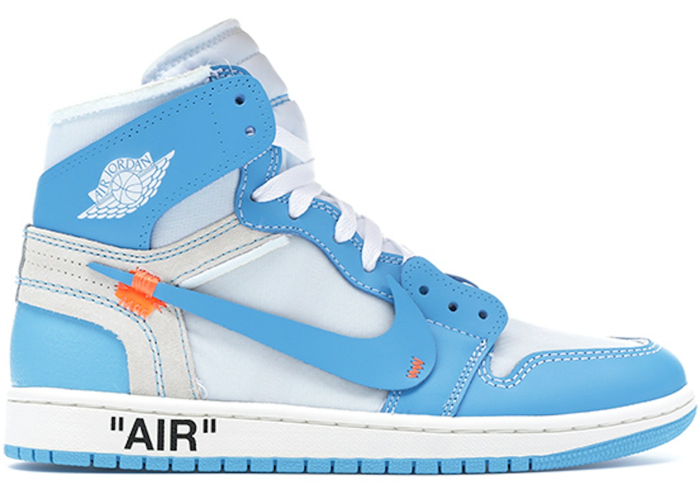 Jordan 1 Retro High Off White University Blue Aq0818 148 Jordan 1 Retro High Off White University Blue Aq0818 148