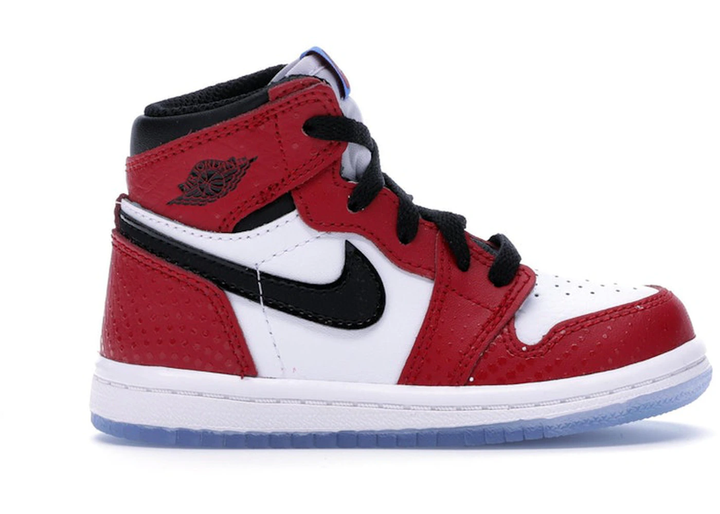 Spider-Man × Nike TD Air Jordan 1 High Jordan 1 Retro High Spider-Man Origin Story (TD) - AQ2665