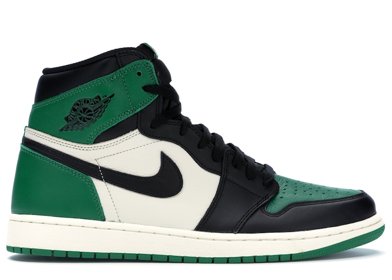 green and white jordan 1