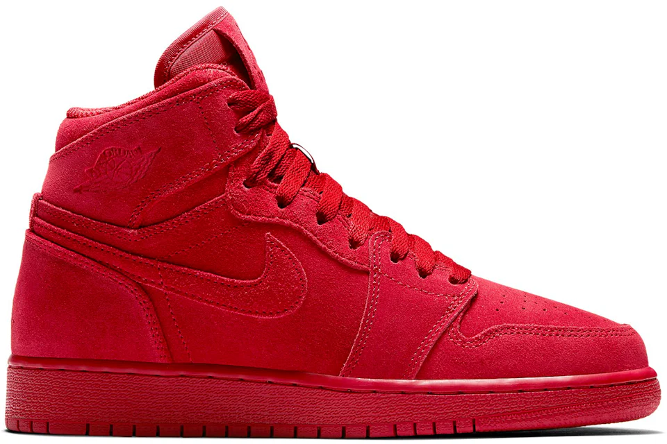 Jordan 1 Retro Red Suede GS Kids 705300 603 US
