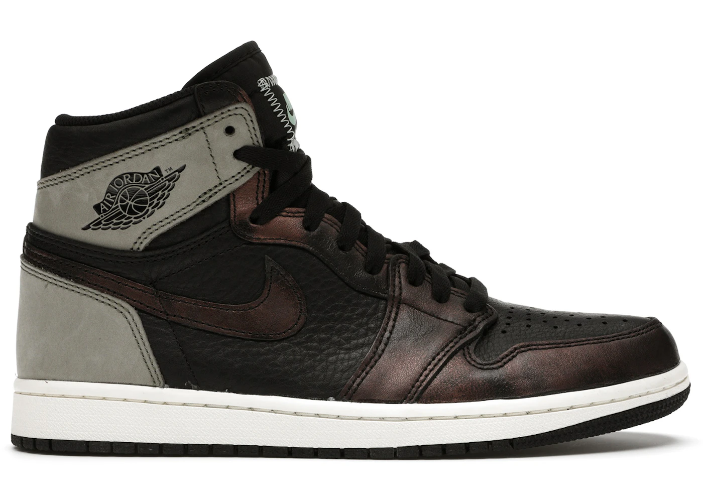 Jordan 1 Retro High Light Army Rust Shadow Patina Men's - 555088-033 - US