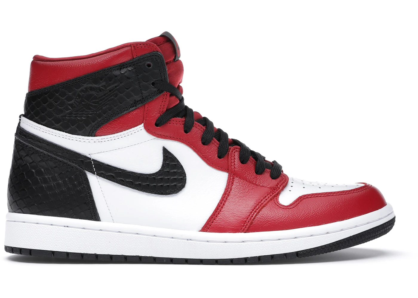 air jordan 1 high satin red men's shoes