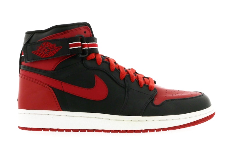 high top jordans with straps