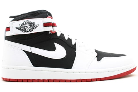 Jordan 1 Retro High Strap Blanc Noir Varsity Rouge Homme Style 342132 101 FR