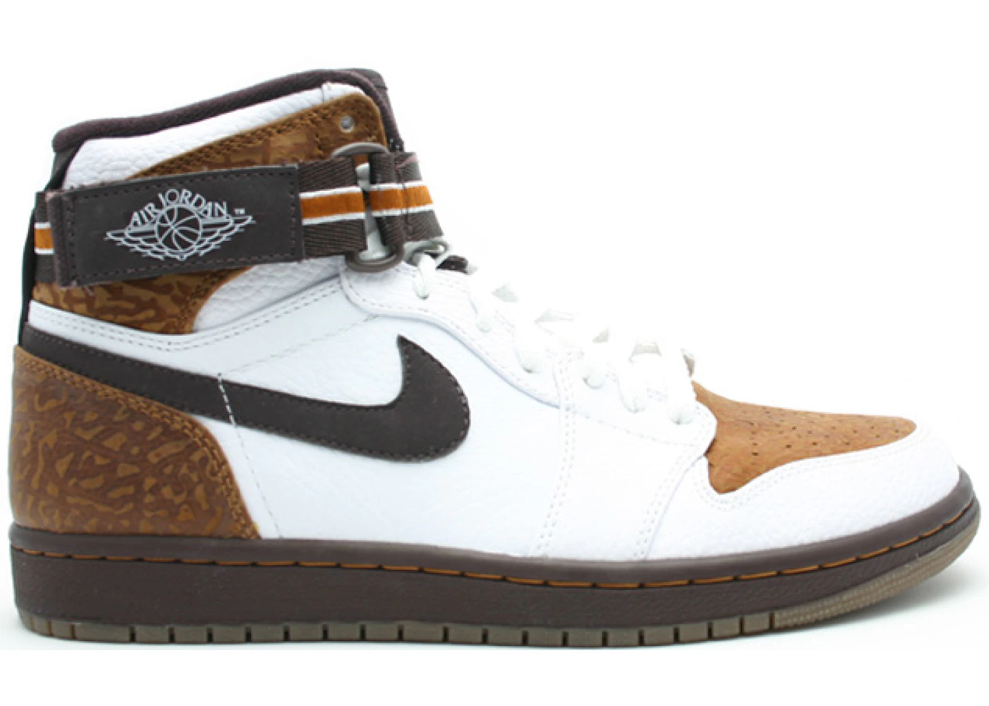 ぱひぃ Jordan 1 Retro High Strap White Madeira Ginger Men's