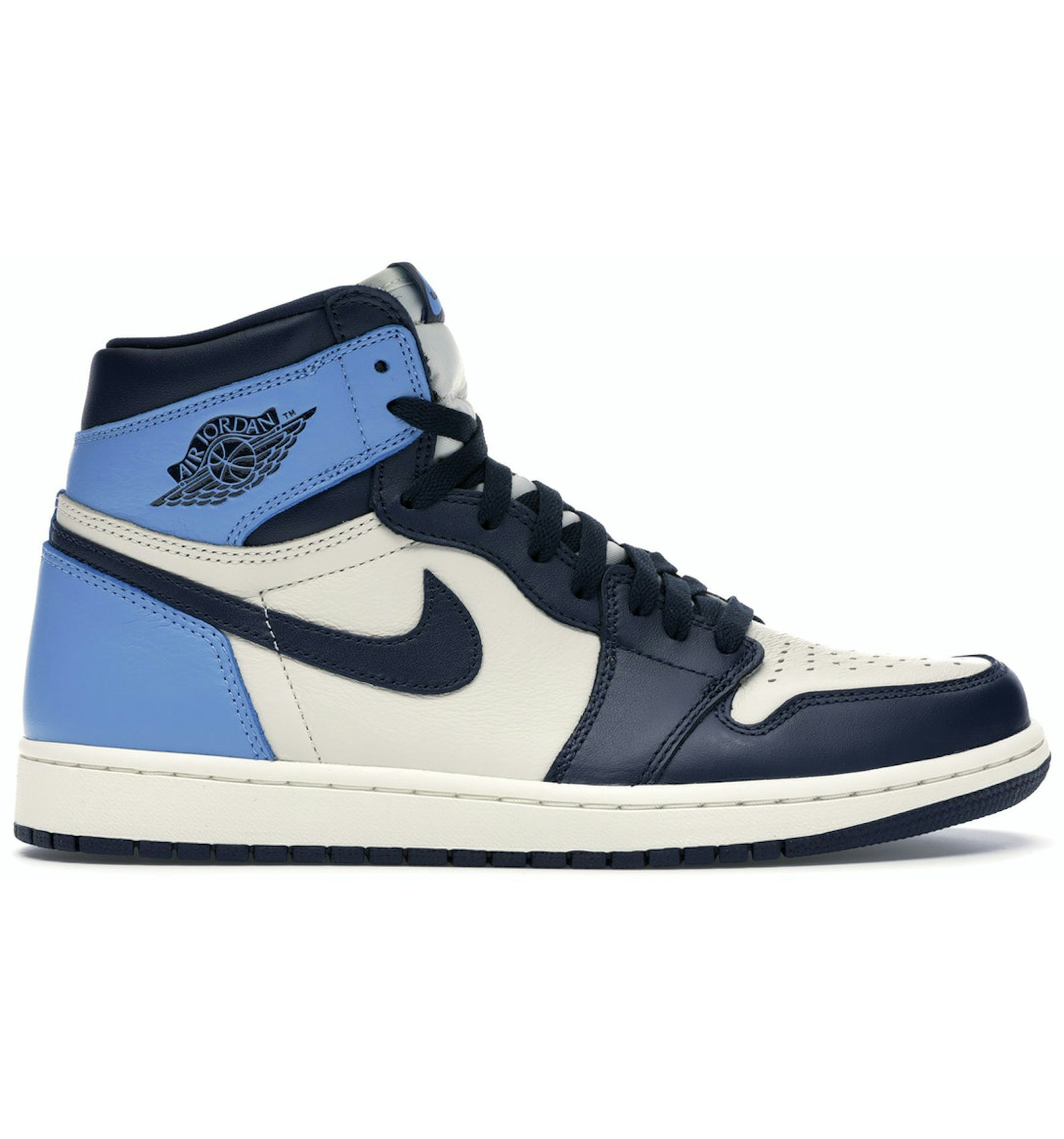 ナイキ エアジョーダン1 レトロ ハイ OG オブシディアン/ユニバーシティブルー Jordan 1 High "Obsidian" メンズ - 555088-140 - JP