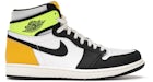 Jordan 1 Retro High White Black Volt University Gold