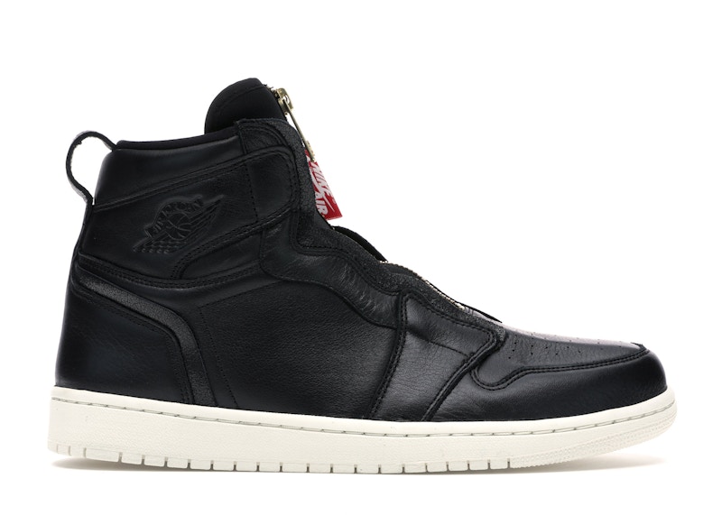 Jordan 1 Retro High Zip Black Sail (Women's) - AQ3742-016 - US