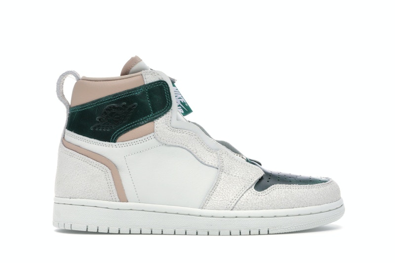 Pre-owned Jordan 1 Retro High Zip (women's) Sneakers In Spruce Aura/mystic Green/bio Beige