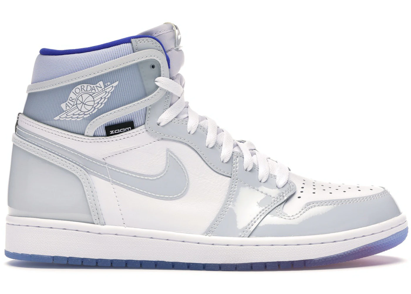 Retro 1 white best sale blue