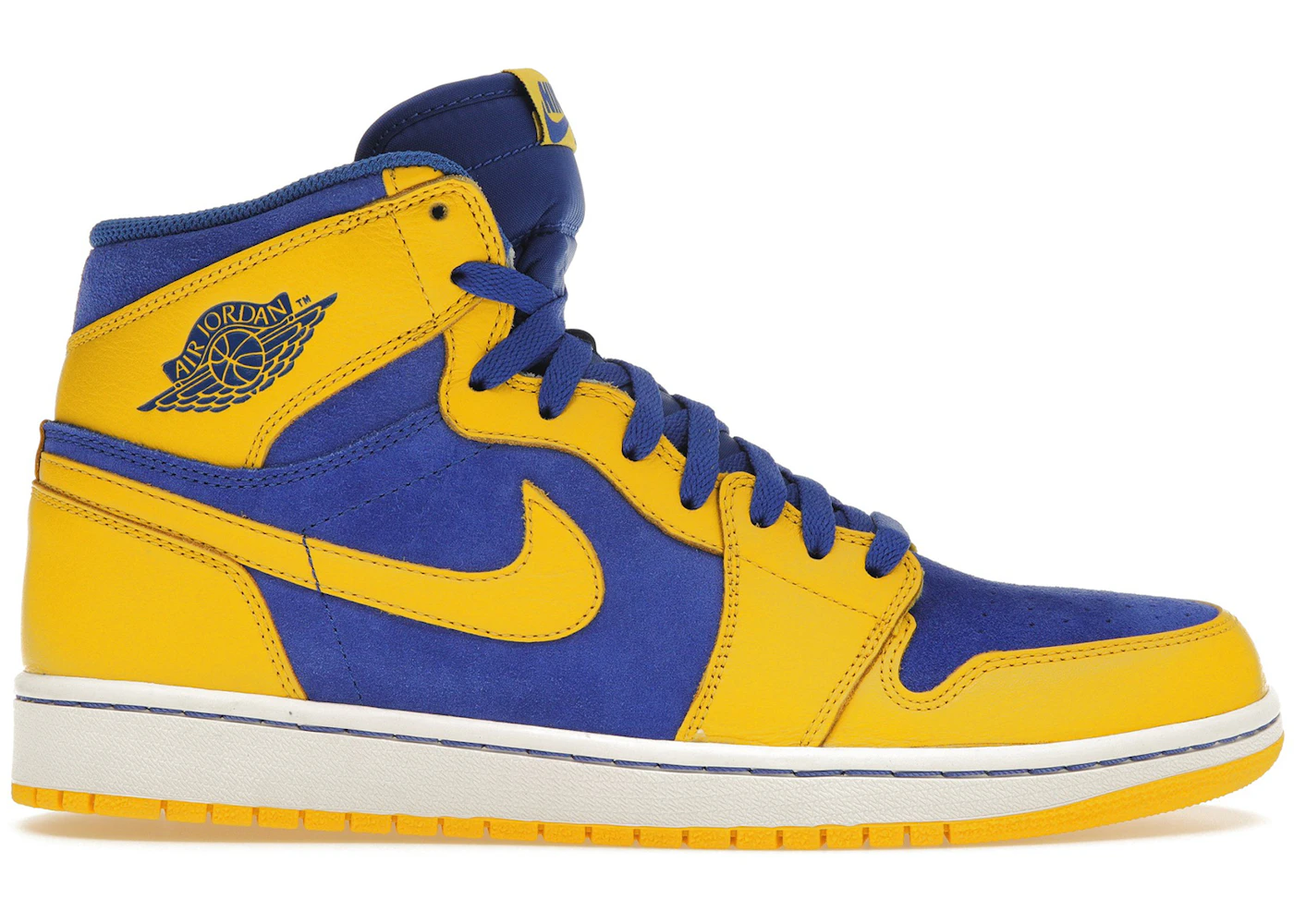Yellow blue jordans Clearance