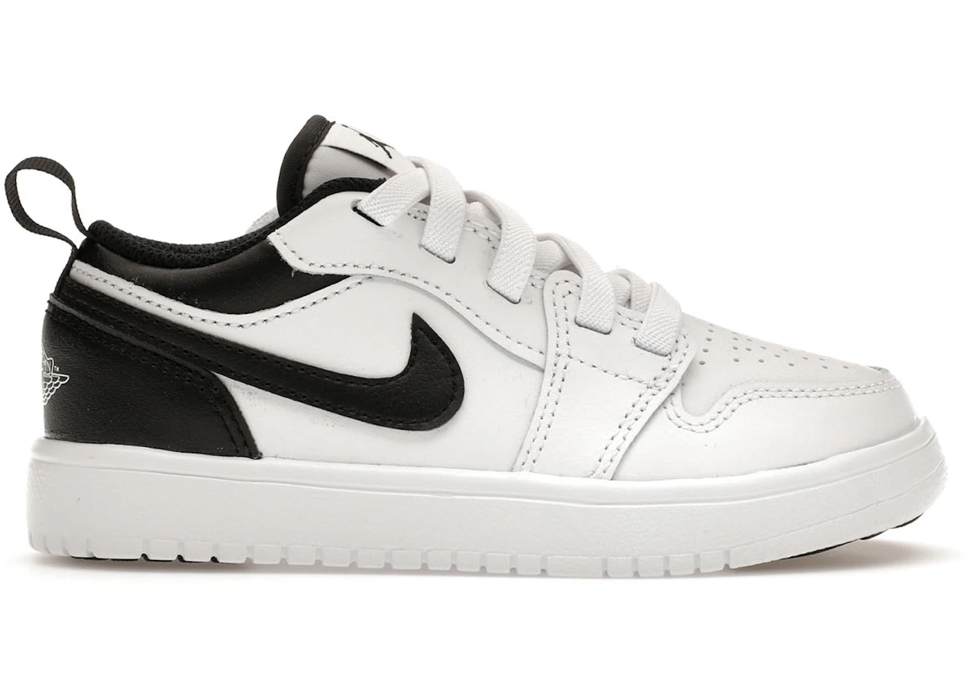 Jordan Retro Low ALT Blanco Negro (para preescolares) DR9748