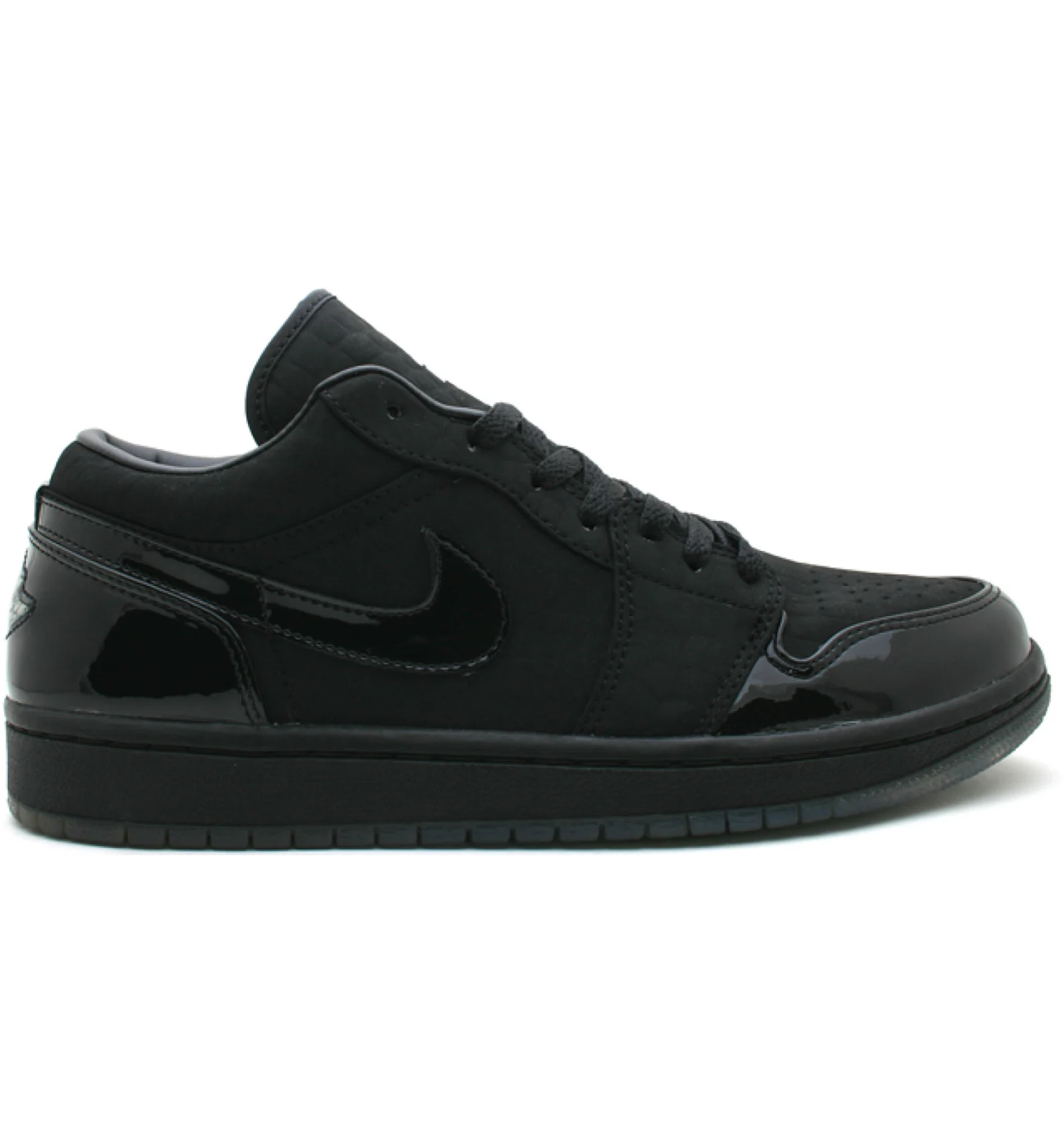 Jordan 1 Retro Low Black Croc Men s 309192 002 US