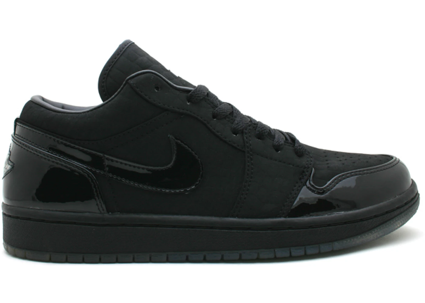 Air jordan 1 hot sale retro low lifted black