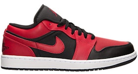 Jordan 1 Retro Low Gym Red Black White Men's - 553558-602 - US
