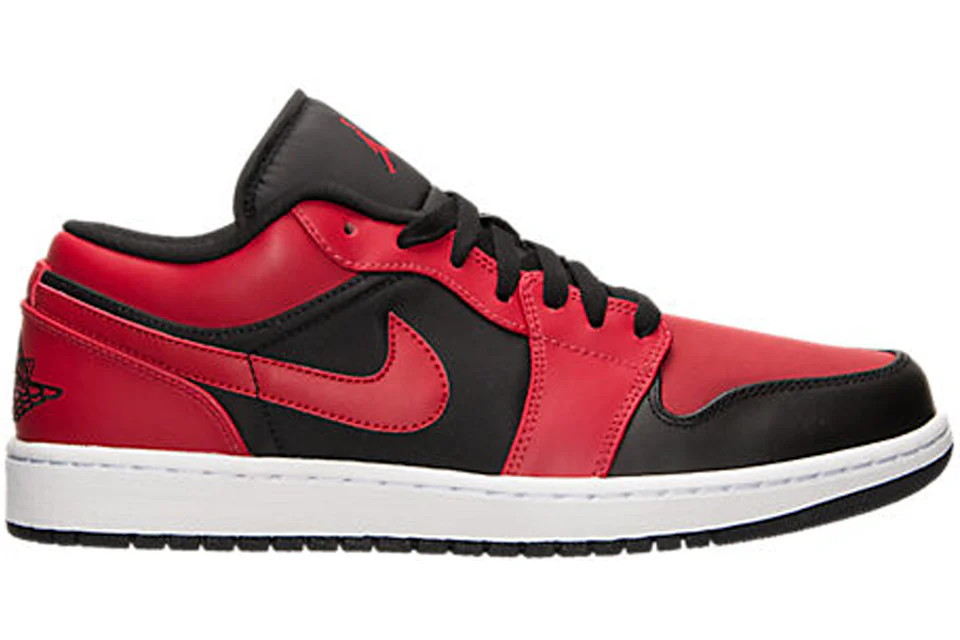 Jordan 1 Retro Low Black Gym Red