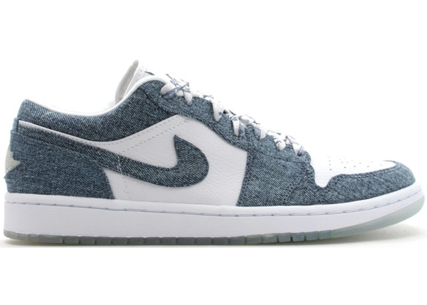 Jordan 1 Retro Low Canvas White Denim Women s 315921 141 US