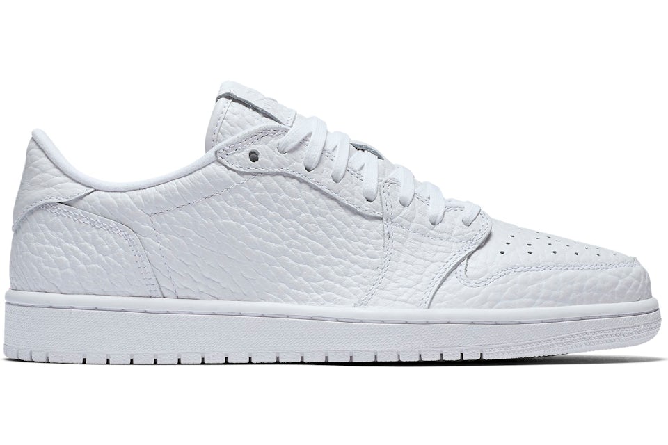 Jordan 1 Retro Low NS Triple White Men s 872782 100 GB