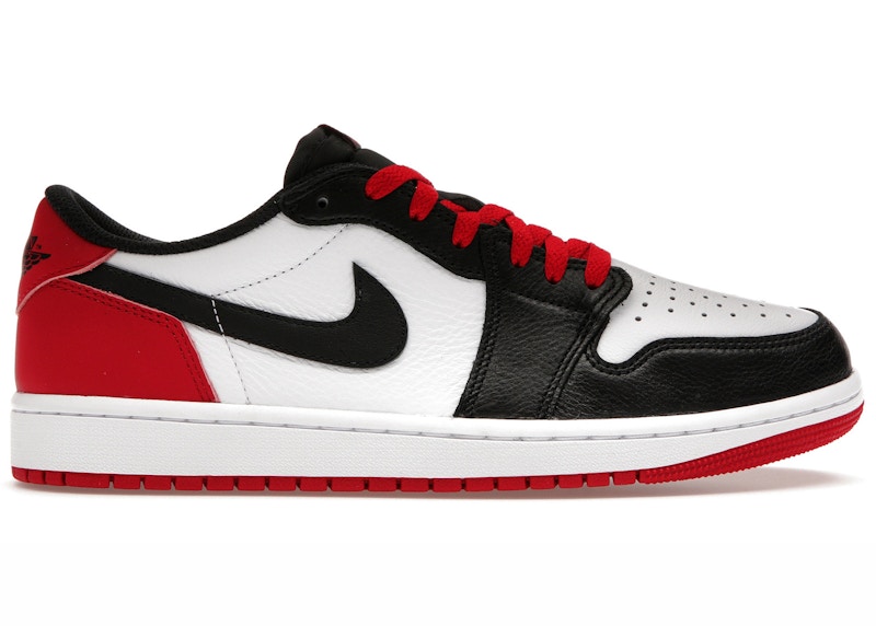 Jordan 1 Retro Low OG Black Toe (2023) (GS) Kids' - CZ0858-106 - US