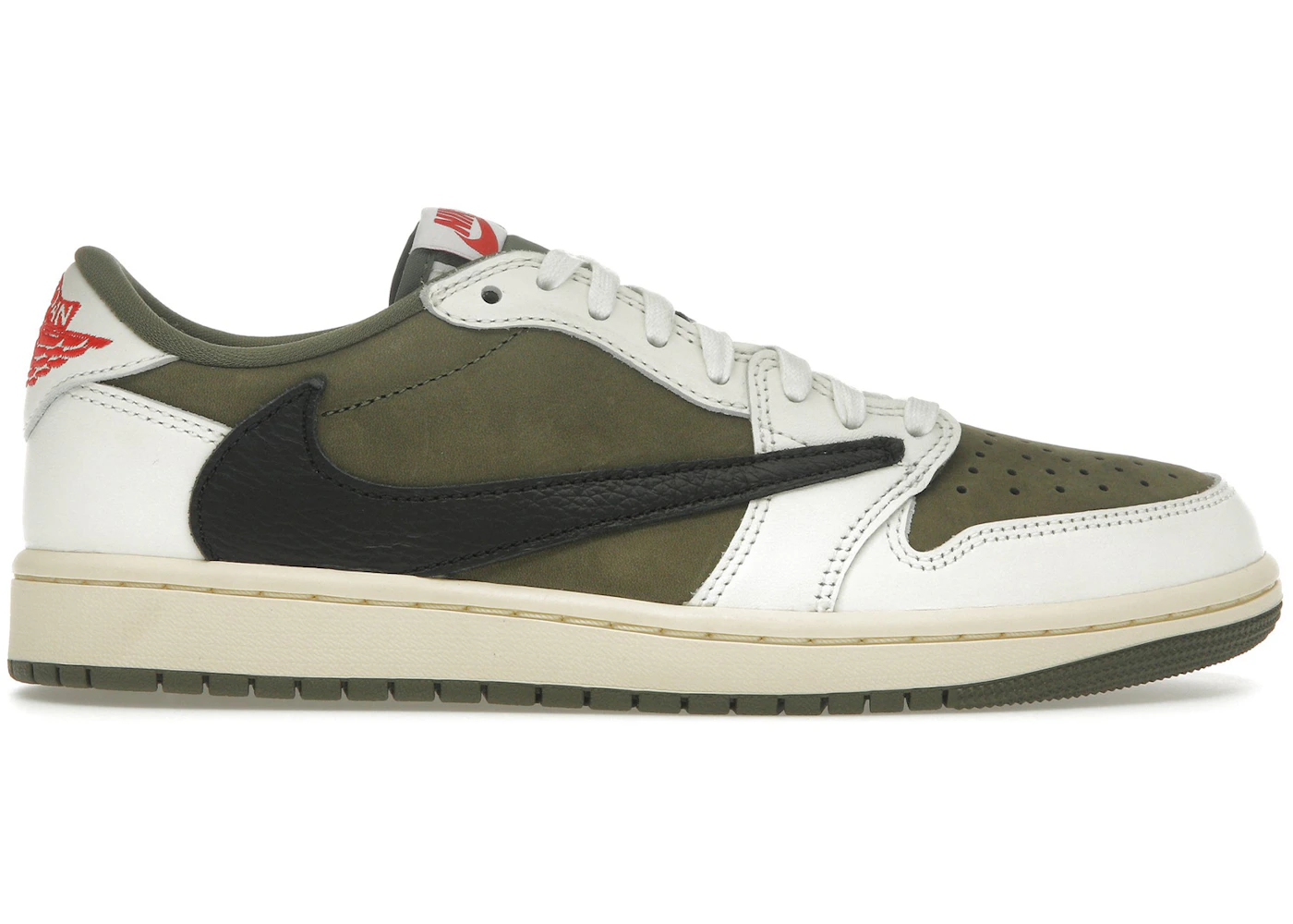 Jordan 1 Retro Low OG SP Travis Scott Medium Olive Men's - DM7866-200 - US