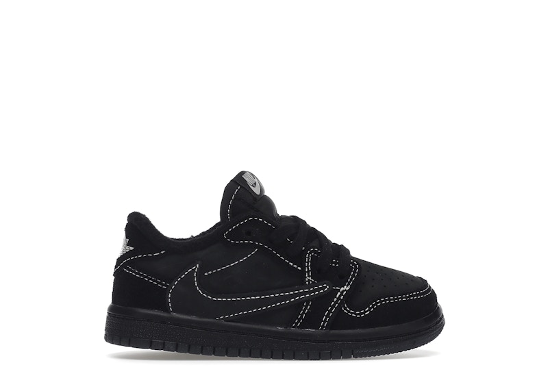 Jordan 1 Retro Low OG SP Travis Scott Black Phantom (TD) Toddler