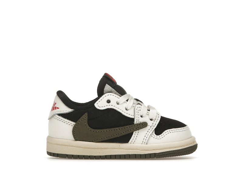 Jordan 1 Retro Low OG SP Travis Scott Olive (TD) Toddler - DZ5908