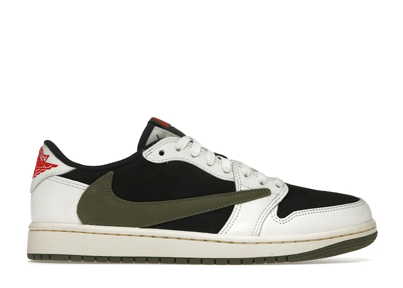 Jordan 1 Retro Low OG SP Travis Scott Olive (Women's) - DZ4137