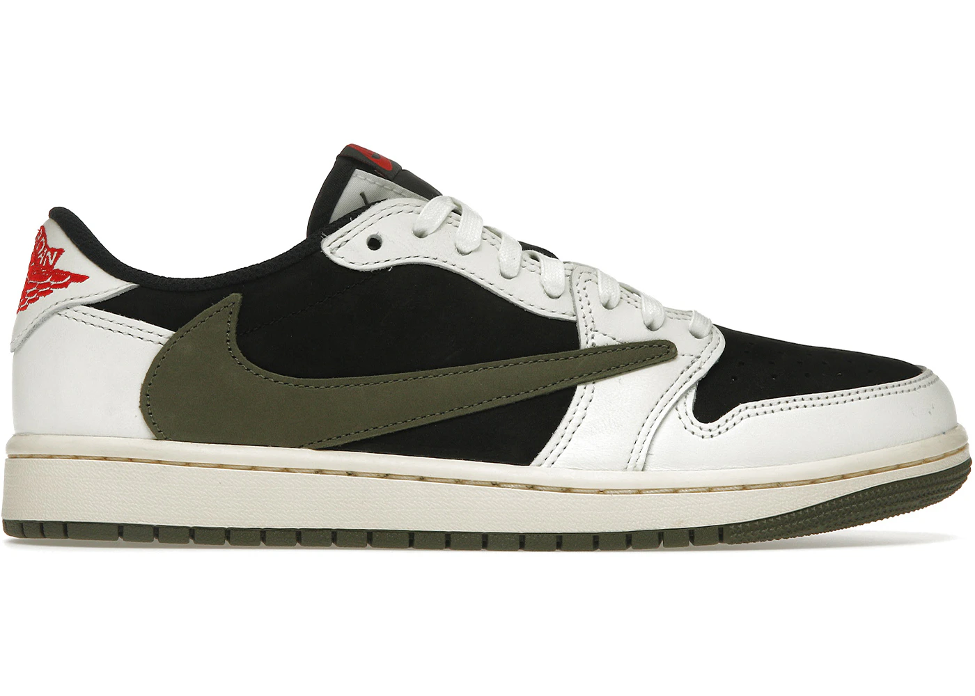 Jordan 1 Retro Low OG SP Travis Scott Olive (Women's) - DZ4137-106 - US