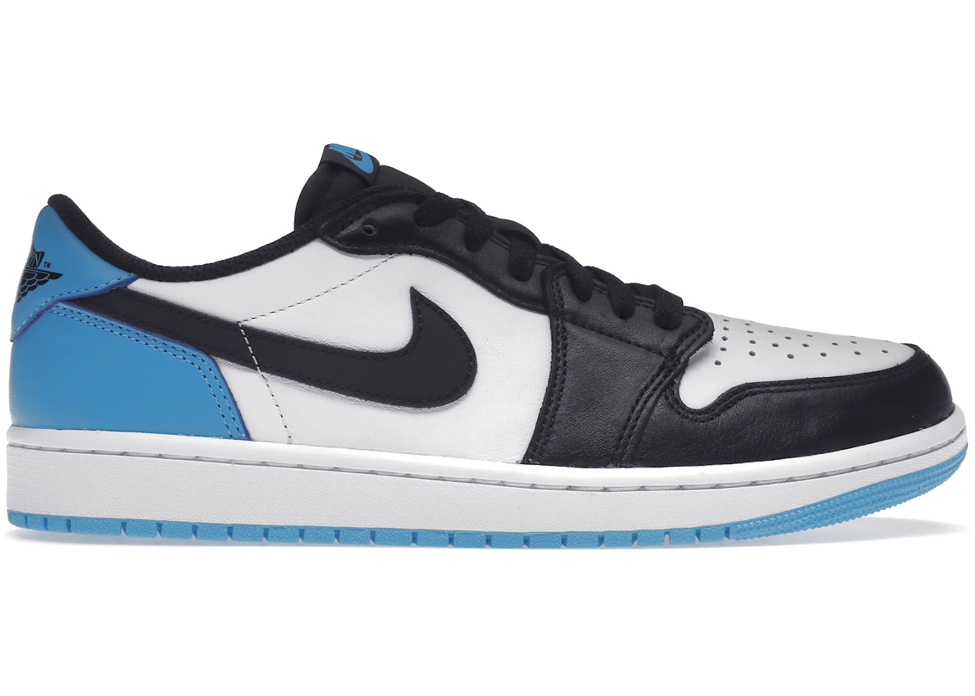 Retro Jordan Low Celeste Con Negro Zapato Retro Low Negras Jordan