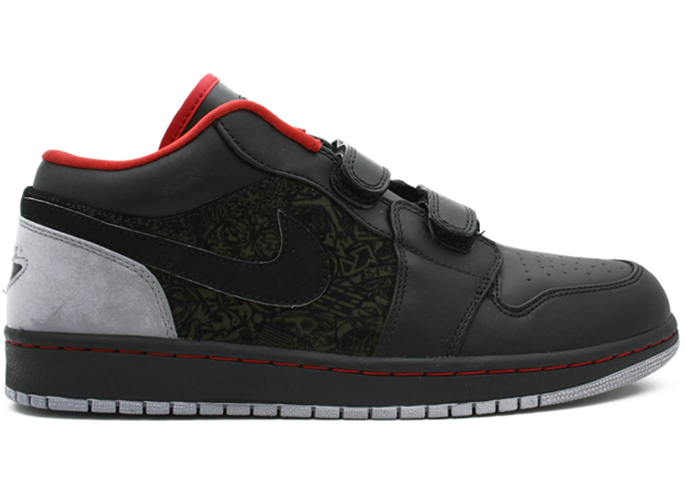 Air jordan top with velcro