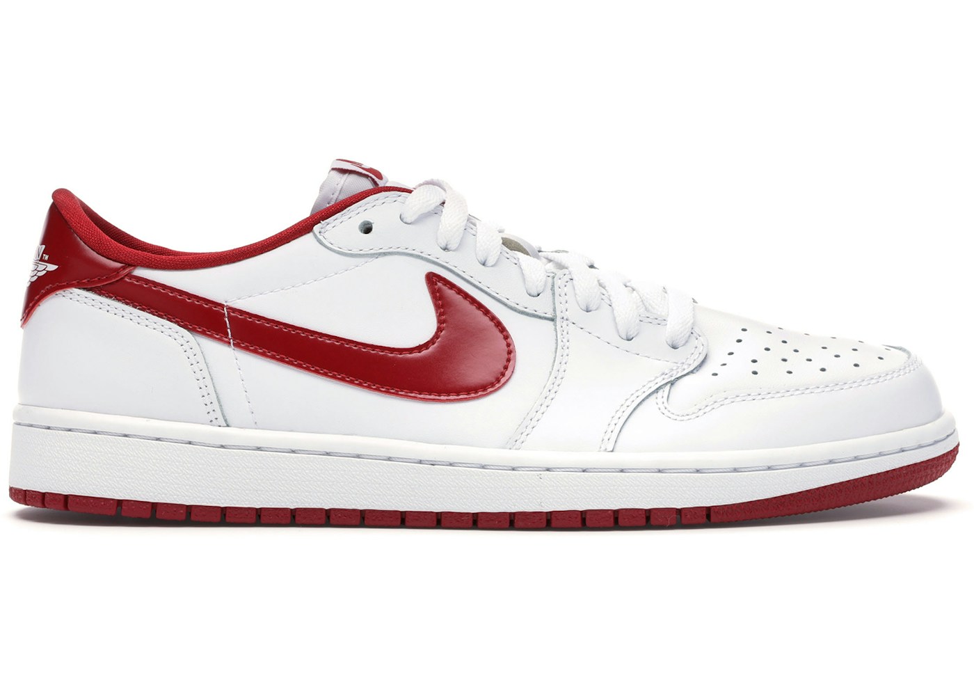 Jordan 1 Retro Low White Varsity Red 101 Jordan 1 Retro Low White Varsity Red 101