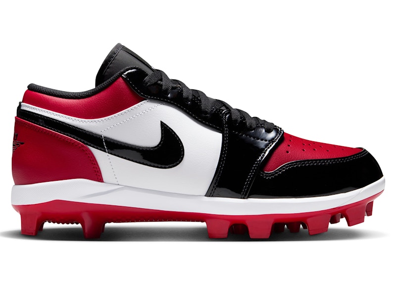 日本未発売 NIKE Jordan 1 Retro MCS LOW Jordan 1 Retro MCS Low Patent Bred Toe Men's - CJ8524-600 - US